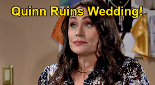 The Bold and the Beautiful Spoilers: Quinn Ruins Carter & Paris’ Wedding – Steals Groom After Eric’s Infidelity Discovered?