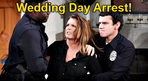 The Bold and the Beautiful Spoilers: Sheila Arrested on Wedding Day – Bride Hauled Off in Handcuffs? | Celeb Dirty Laundry