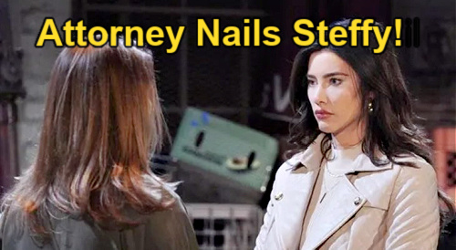 The Bold and the Beautiful Spoilers: Sheila’s Attorney Uses Steffy’s Drug Use & Mental Health – Produces Fake Alley Story?