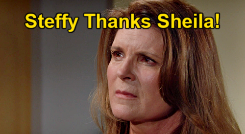The Bold and the Beautiful Spoilers: Steffy Thanks Sheila for Saving Taylor’s Life – Offers Truce & Quality Hayes Time?