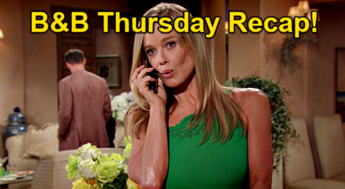 The Bold and the Beautiful Spoilers: Thursday, August 25 Recap – Donna Unveils Shocking Portrait – Brooke’s Spy Reports on Taylor