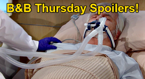The Bold and the Beautiful Spoilers: Thursday, December 21 – Ridge Decides Eric’s Fate – Takes Dad Off Life Support