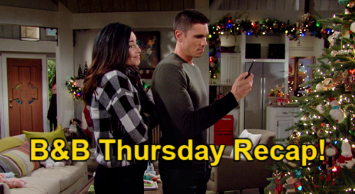 The Bold and the Beautiful Spoilers: Thursday, December 23 Recap – Taylor Defends Finn’s Desire to See Mom – Sheila’s Miracle