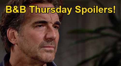 The Bold and the Beautiful Spoilers: Thursday, February 10 – Ridge Rages at Deacon Video, Douglas Truth – Rushes Home to Brooke