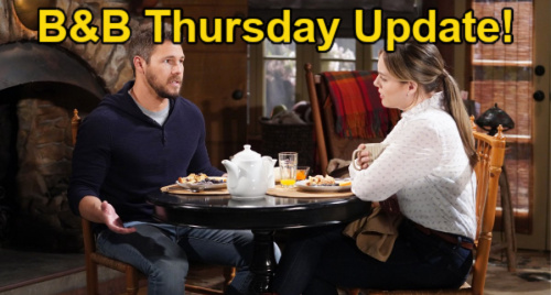 The Bold and the Beautiful Spoilers: Thursday, January 27 Update – Liam Seeks Hope’s Secret – Sheila’s Champagne Swap Clue