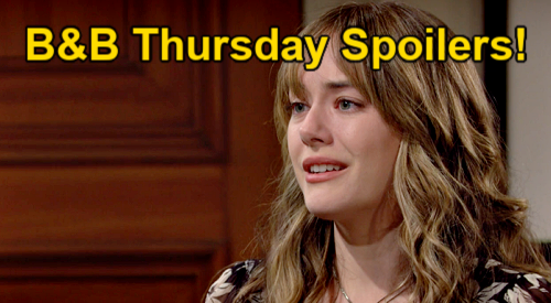 The Bold and the Beautiful Spoilers: Thursday, November 11 – Liam Panics Over Hope’s Choice – Justin Spies On Sheila & Deacon