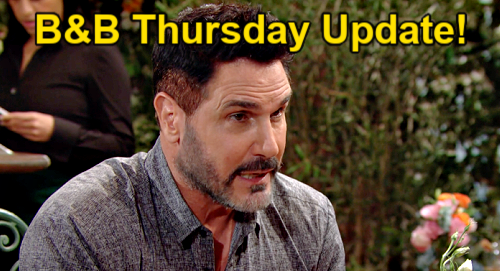 The Bold and the Beautiful Spoilers: Thursday, October 13 Update – Bill & Katie Reunion Roadblock – Taylor & Ridge Next Step