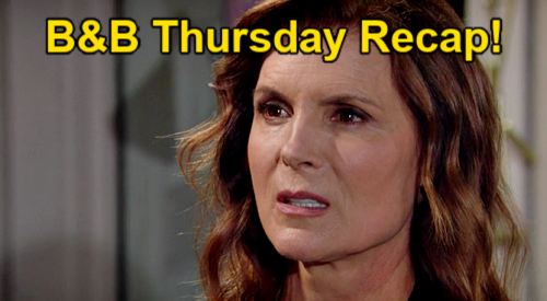 The Bold and the Beautiful Spoilers: Thursday, October 20 Recap – Quinn’s Confession to Shauna – Sheila Warns Deacon Off Brooke