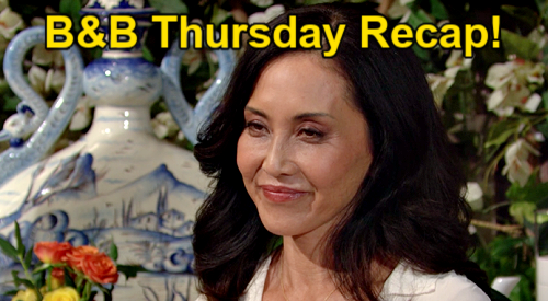 The Bold and the Beautiful Spoilers: Thursday, September 22 Recap – Bill Flirts with Li – Ridge Loves Both Taylor & Brooke