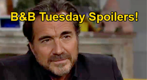 The Bold and the Beautiful Spoilers: Tuesday, December 14 – Ridge & Taylor Caught Too Close – Deacon & Hope Surprise Each Other