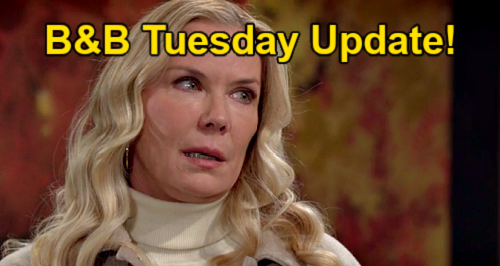 The Bold and the Beautiful Spoilers: Tuesday, March 22 Update – Brooke Pushes Ridge to Ditch Taylor – Steffy’s Thomas Dilemma