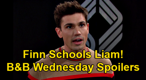 The Bold and the Beautiful Spoilers: Wednesday, February 24 - Finn Schools Liam - Thomas' Suspicions About Vinny