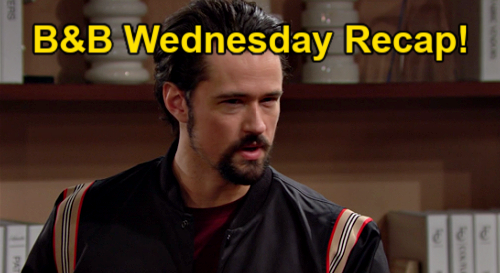 The Bold and the Beautiful Spoilers: Wednesday, February 24 Recap - Thomas Accuses Vinny of Changing Paternity to Liam