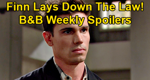 The Bold and the Beautiful Spoilers: Week February 22 – Finn Lays Down The Law to Liam – Steffy’s Speech – Wyatt Helps Sad Flo