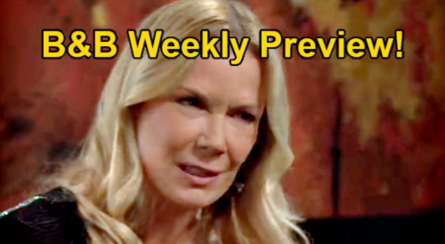 The Bold and the Beautiful Spoilers: Week of December 13 Preview - Brooke Threatened by Taylor's Permanent Return