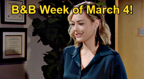 The Bold and the Beautiful Spoilers: Week of March 4 – Steffy’s Fragile Mental State – Finn & Hope Get Way Too Close
