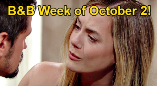 The Bold and the Beautiful Spoilers: Week of October 2 – Hope's Heartbreaker Accusations, Secret Engagement & Two Moms Face Off