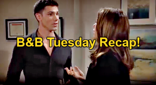 The Bold and the Beautiful Tuesday, October 15 Recap: Finn & Steffy’s Scandalous Speculation, Brooke Grills Ridge
