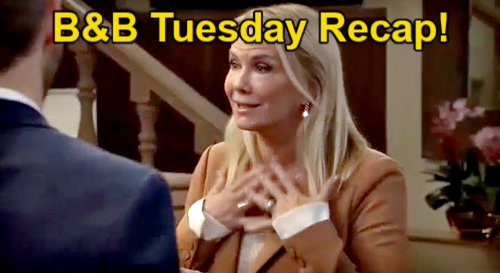 The Bold and the Beautiful Tuesday, October 28 Recap: Taylor Trashes Brooke to Deacon