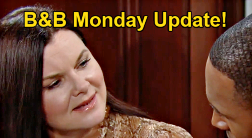 The Bold and the Beautiful Update: Monday, May 1 – Sheila’s Pitch for Secret Partner in Crime – Bill’s Romantic Setback