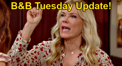 The Bold and the Beautiful Update: Tuesday, June 6 – Taylor’s Blame Game – Brooke Retaliates with the Truth