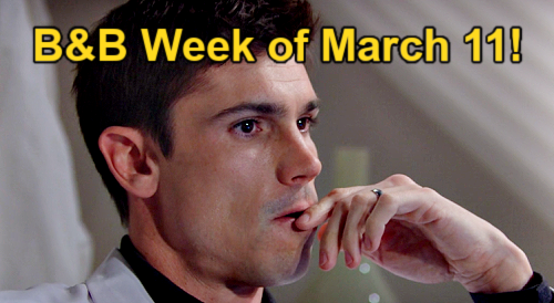 The Bold and the Beautiful: Week of March 11 – Finn’s Troubling Sheila Setback – Liam Plays Superman for Steffy