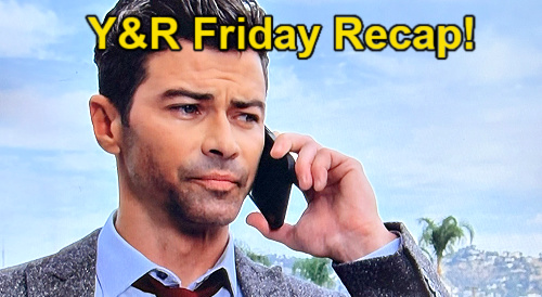 The Young and the Restless Friday, October 17 Recap: Sienna’s Weird Phone Call to Nick, Dirty Detective Burrow’s Secret