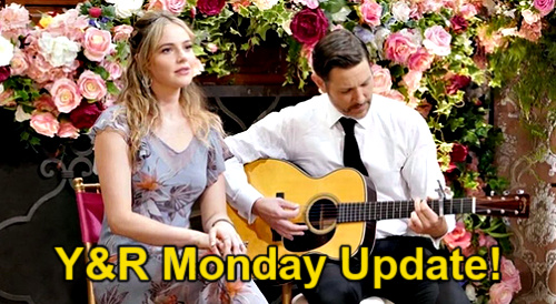 The Young and the Restless Monday, November 24 Update: Bedroom Games, Stage Fright and a Big Bon Voyage