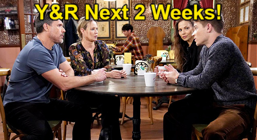 The Young and the Restless Next 2 Weeks: Audra Stops Sally’s Blunder, Matt Takedown Plot, Sienna Returns