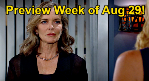 The Young and the Restless Preview Week of August 29: Diane Rattled to the Core, Phyllis and Nikki Celebrate