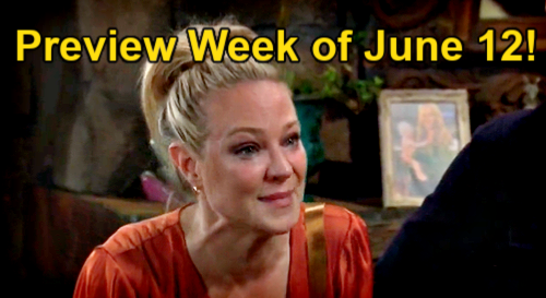 The Young and the Restless Preview: Week of June 12 – Cameron Kidnaps Faith – Sally’s Baby Emergency Alarms Adam