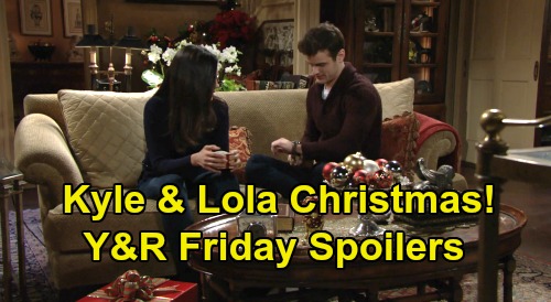 The Young and the Restless Spoilers: Friday, June 5 - Kyle & Lola’s First Christmas - Billy Disconnects - Chance Gets Paul's Advice