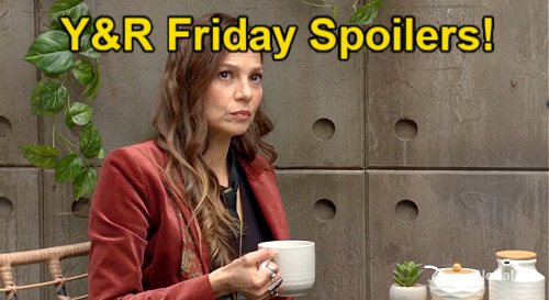 The Young and the Restless Spoilers Friday, October 24: Sally’s Bold Move for Audra, Sienna's Interrogation