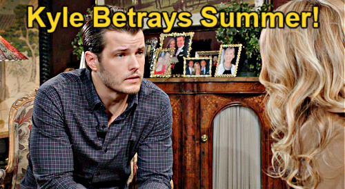 The Young and the Restless Spoilers Kyle Allows Claire & Harrison's Visit Behind Summer’s Back, Provokes Mom’s Fury.jpeg