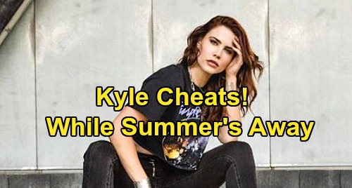 The Young and the Restless Spoilers: Kyle Cheats While Summer’s Away – Courtney Hope’s Character Tempts During Hunter King’s Break?