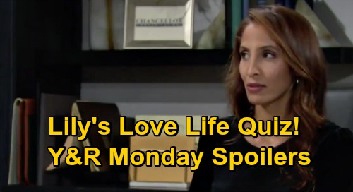 The Young and the Restless Spoilers: Monday, November 16 – Chelsea Demands Shooter Truth from Billy – Lily’s Love Life Quiz