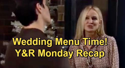 The Young and the Restless Spoilers Recap: Monday, December 21 - Lola's Wedding Menu - Faith Chickens Out - Lily Shows Kindness