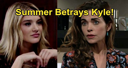 The Young and the Restless Spoilers: Summer Betrays Kyle, Ditches Jabot for Newman – Victoria Steals Secret Weapon for Team?