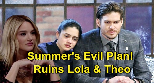 The Young and the Restless Spoilers: Summer Plots to Drive Theo & Lola Out of Town – Sabotages Careers to Force Big Move?
