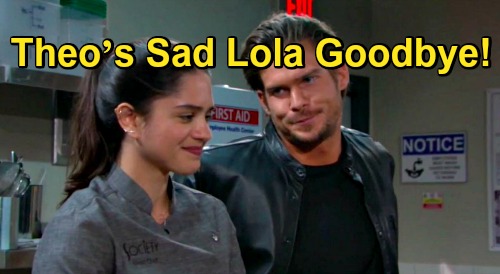 The Young and the Restless Spoilers: Theo’s Sad Lola Goodbye, Failed Lovers Wonder What Might’ve Been – Exit Brings Pain & Regret
