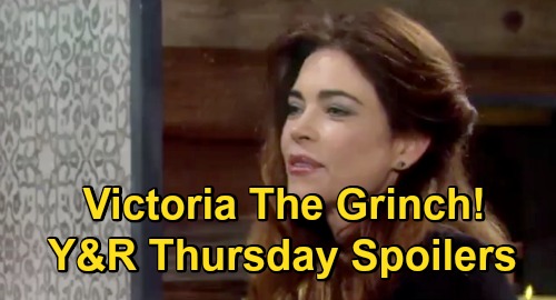 The Young and the Restless Spoilers: Thursday, December 24 – Sally & Jack Connect – Victoria The Grinch – Amanda’s Family Reunion