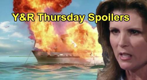 The Young and the Restless Spoilers: Thursday, May 28 - Sheila Blows Up Yacht - Mac Moves In With JT