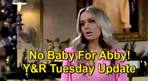 The Young and the Restless Spoilers Update: Tuesday, December 22 – Abby's Baby Blues, No Pregnancy for Christmas - Vimarsana News