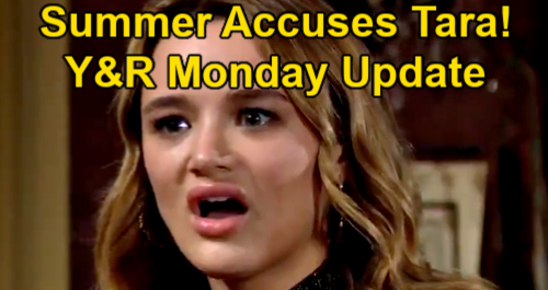 The Young and the Restless Spoilers Update: Monday, June 21 – Summer Accuses Tara – Abby’s Michigan Research, Someone Spies