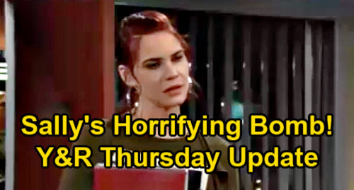 The Young and the Restless Spoilers Update: Thursday, January 28 – Sally Drops Horrifying Bomb – Sharon Warns Mariah About Baby