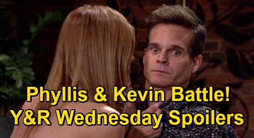 The Young and the Restless Spoilers: Wednesday, January 6 – Phyllis & Kevin Blackmail Battle – Devon Consoles Distraught Amanda