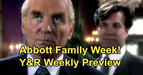 The Young and the Restless Spoilers: Week of June 1 Preview – ‘The Abbott Family Week’ – Traci & Brad’s Wedding – John’s Funeral