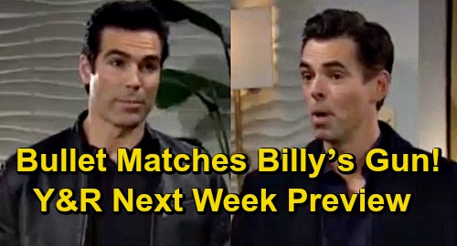 The Young and the Restless Spoilers: Week of November 23 Preview – Bullet Matches Billy’s Gun – Theo Bomb Drops – Sharon Freaks