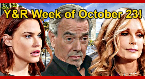 The Young and the Restless Spoilers: Week of October 23 – Sally’s Heartbreak Worsens, Los Angeles Trip and Divorce