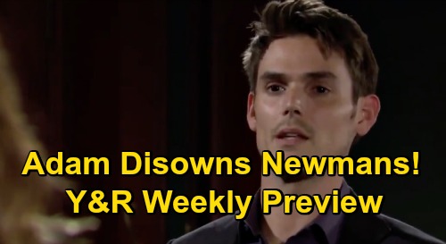 The Young and the Restless Spoilers: Week of October 26 Preview – Adam Disowns Newman Family – Billy & Lily Kiss – Kyle Loses Summer
